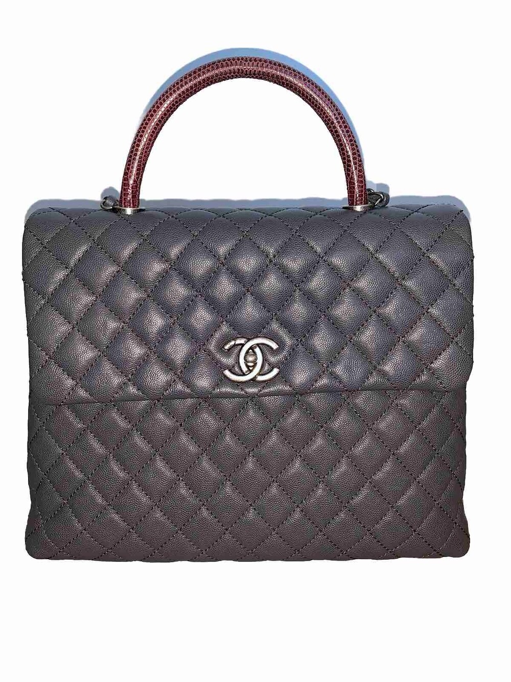 Rare 🔥Chanel Large Lizard Coco Handle #311466C38B